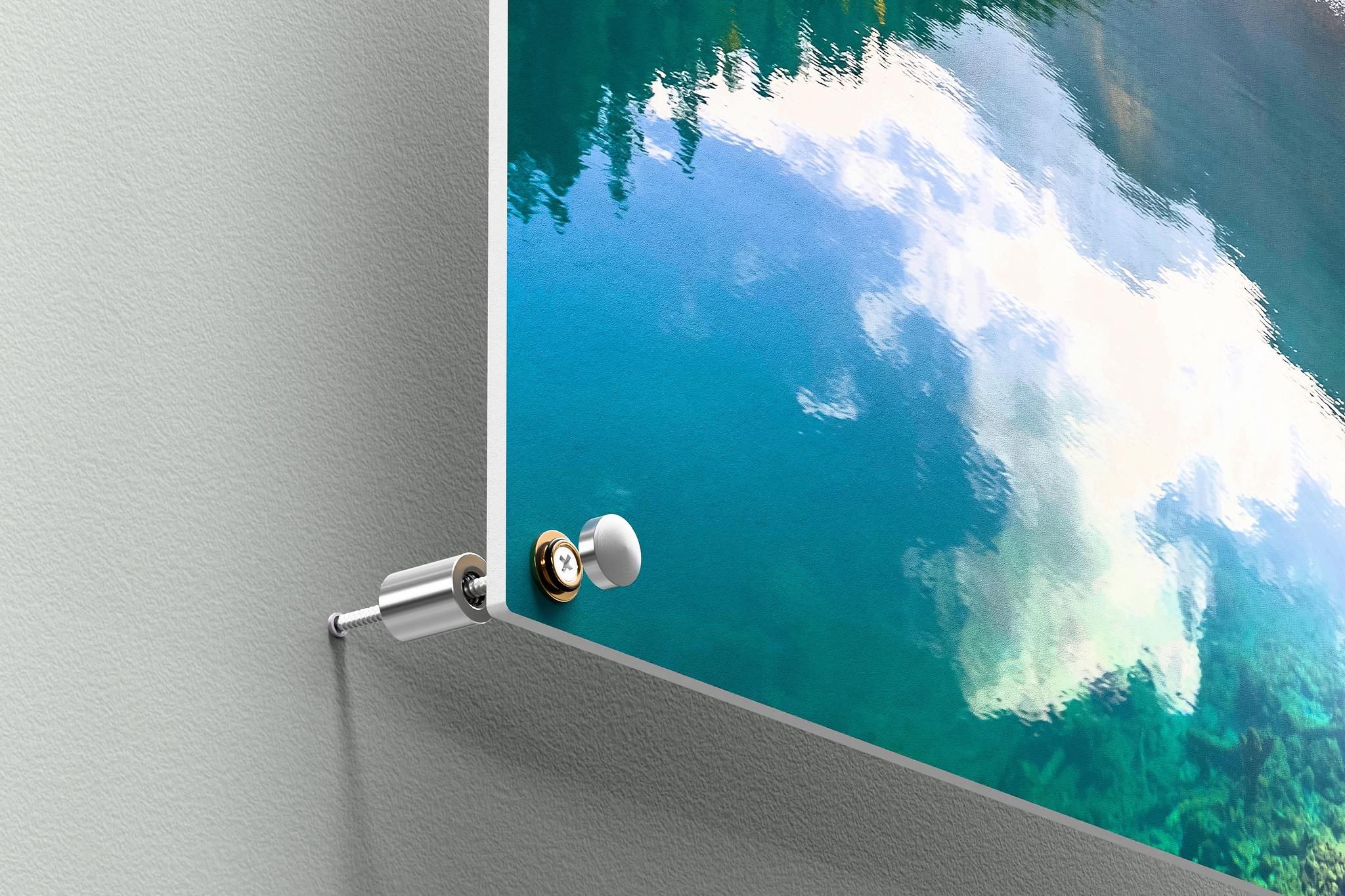 Tableau forex avec fixation à système de vis