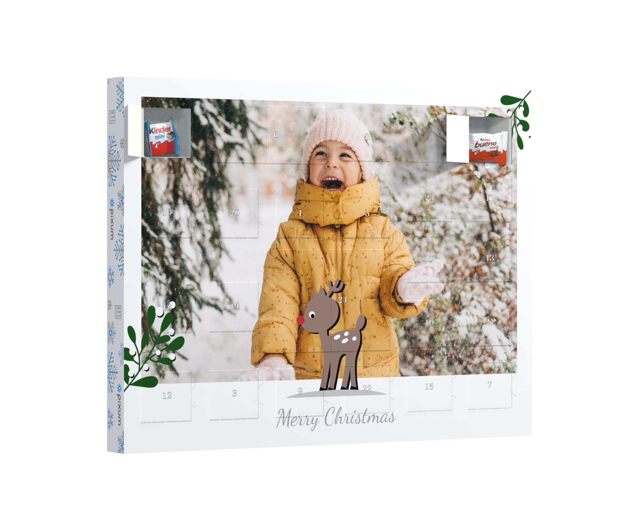 Pixum Adventskalender mit Rentier-Design