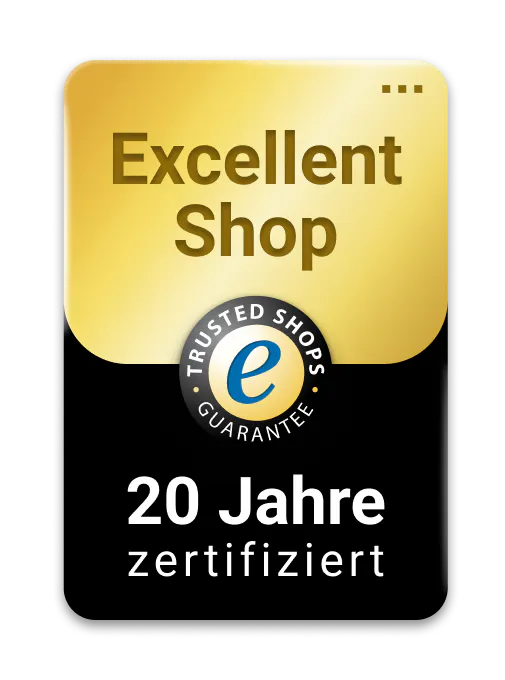 Trusted Shops 20 Jahre Badge