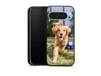 Silicone Matt Case für Google Phones Silicone Matt-Case für das Google Pixel 9 mit dem Bild von einem Hund