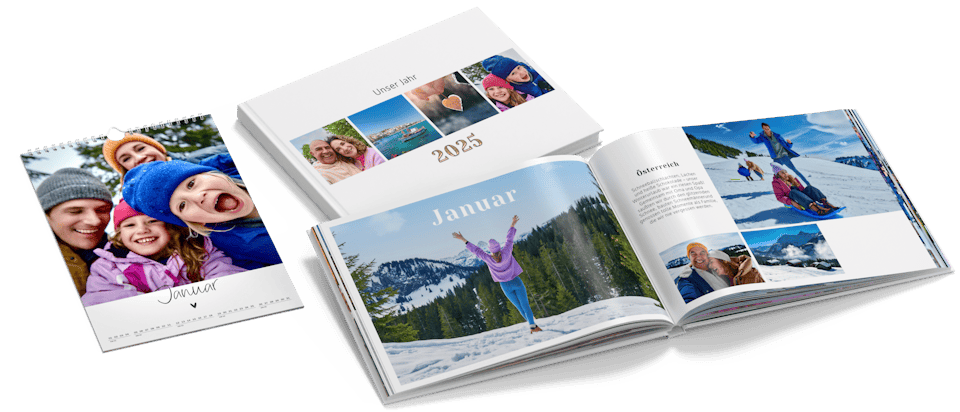 Create Pixum photo products to look back at the past year