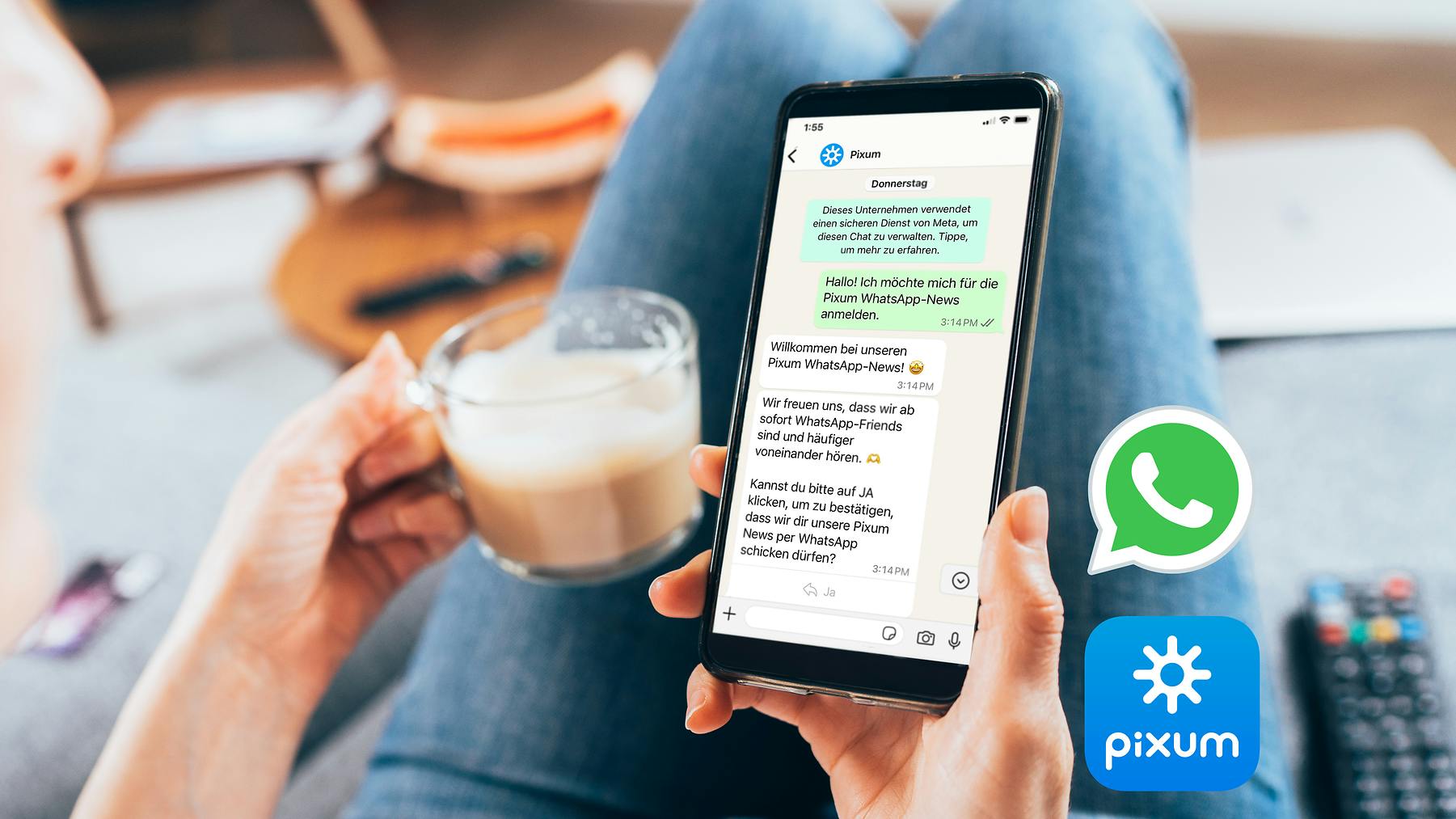 Pixum News direkt auf's Handy Pixum News direkt auf's Handy