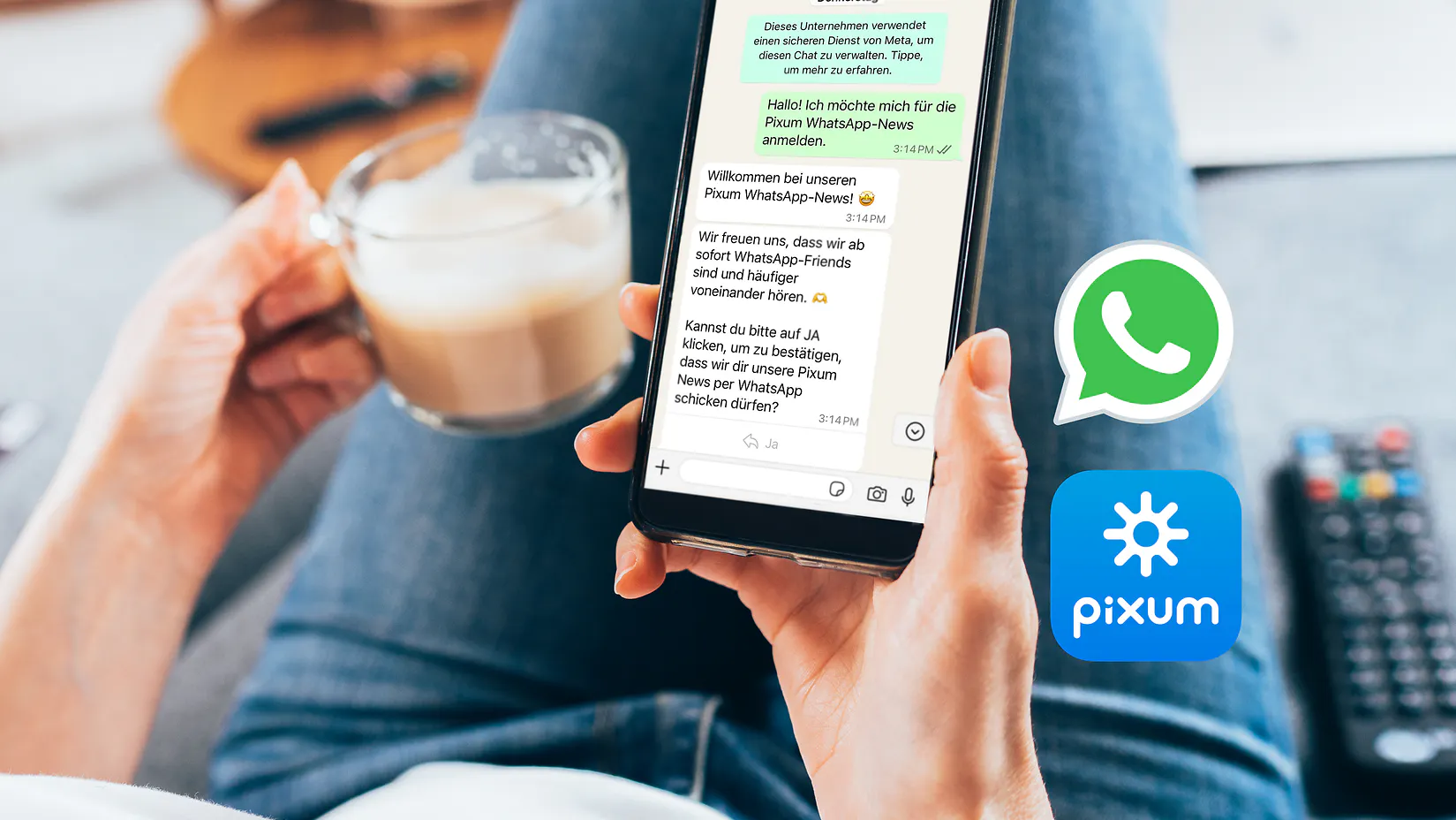 Pixum News direkt auf's Handy
