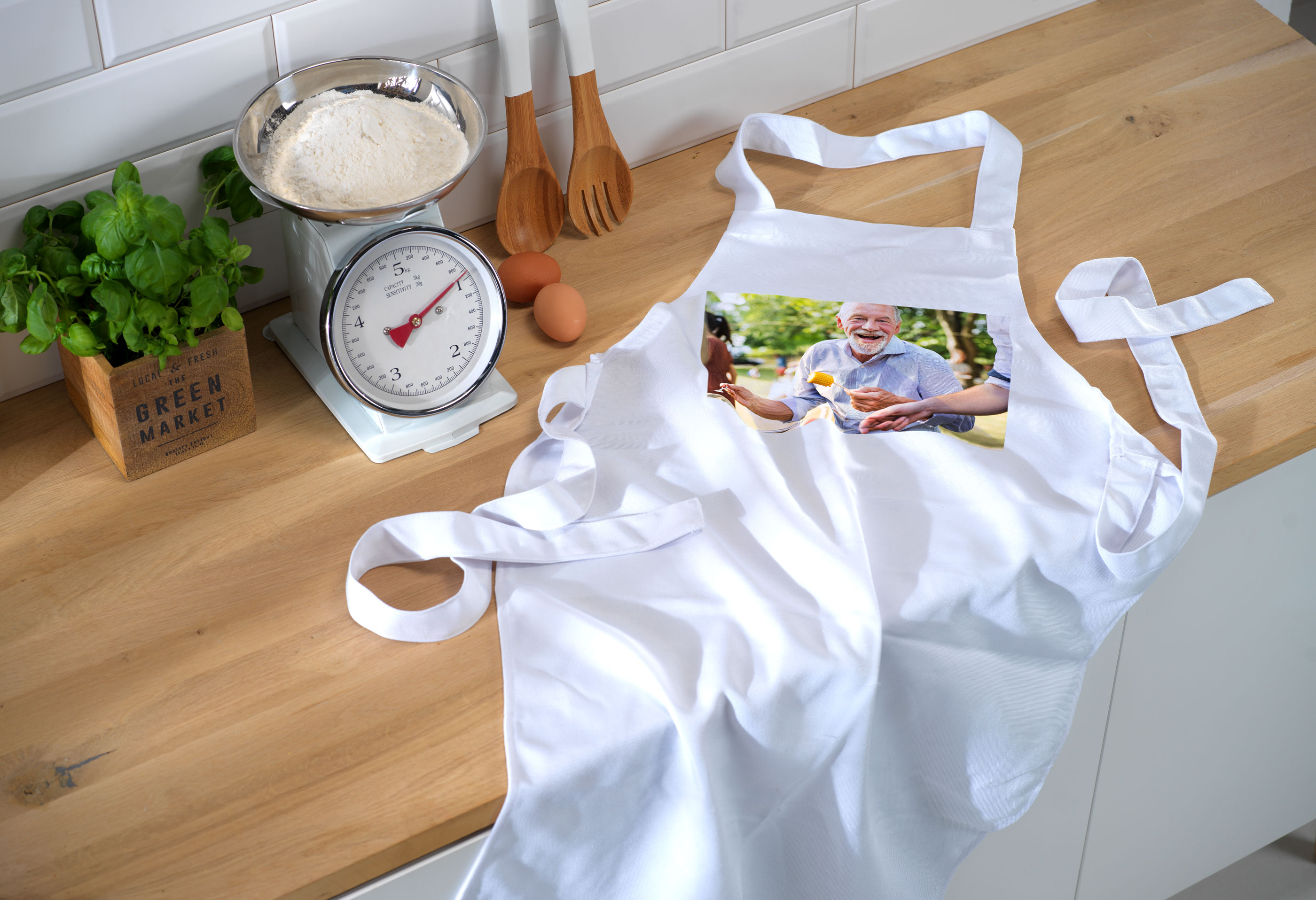 Kochschürze mit Foto Detail Ambiente