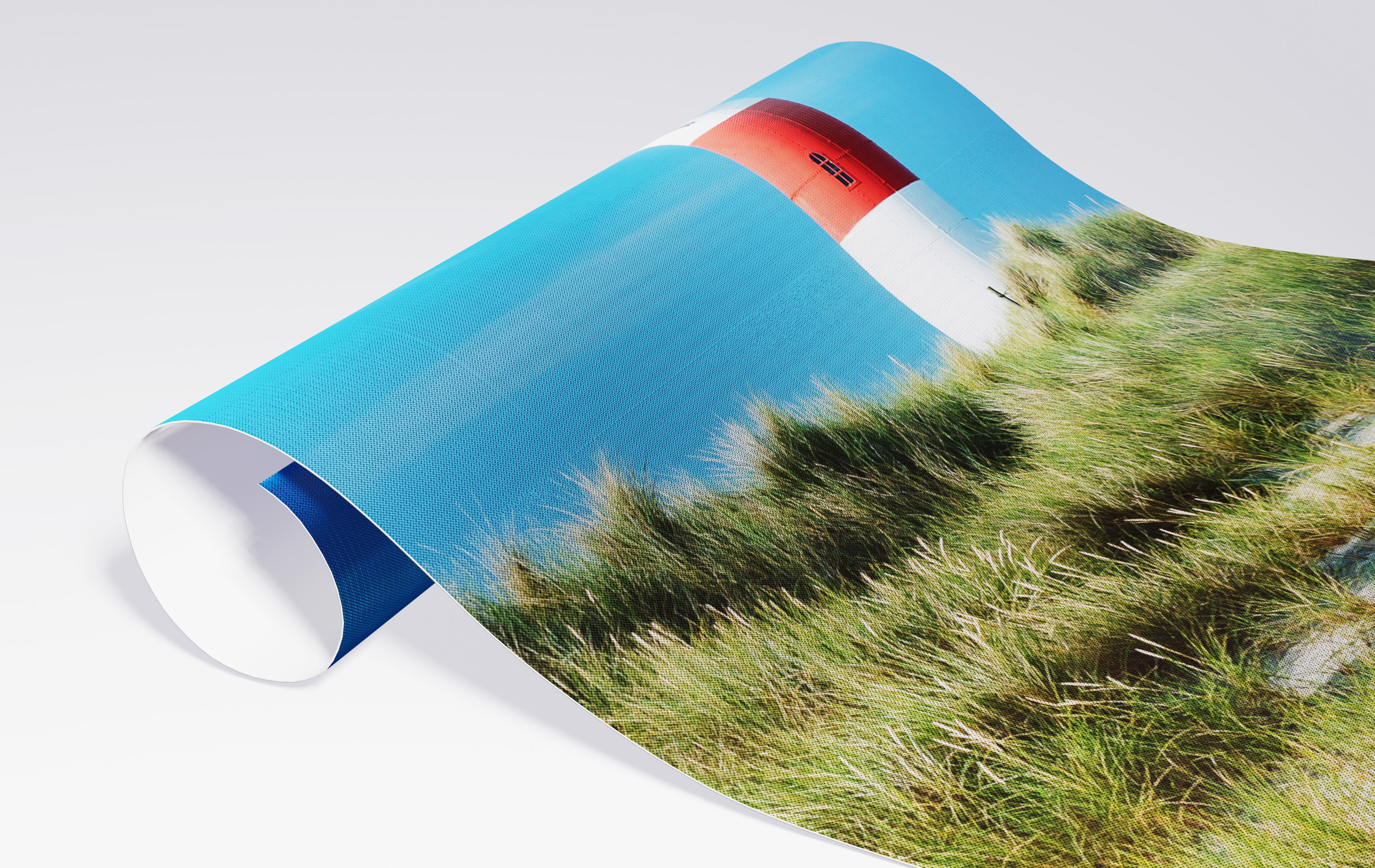 Vue détaillée d'un poster photo avec papier à grain mat satiné