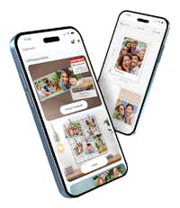 Freisteller von einem Smartphone mit dem Homescreen der App Freisteller von einem Smartphone mit dem Homescreen der App