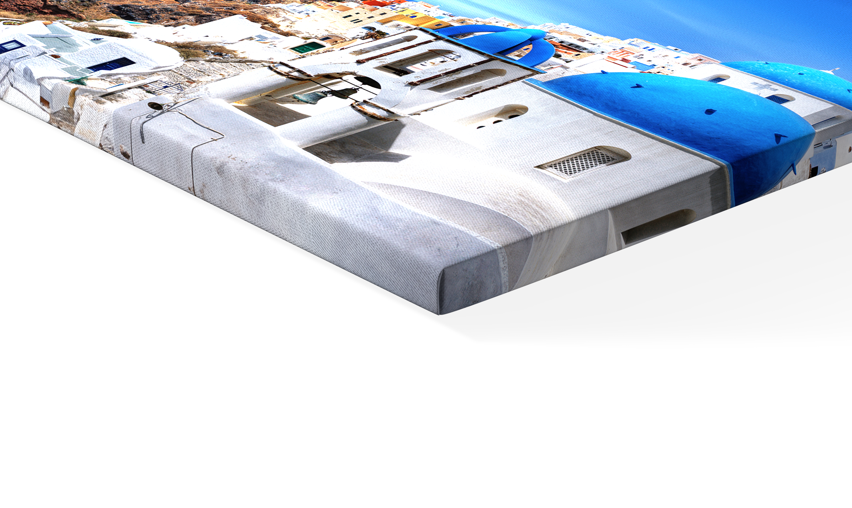 Photo canvas with an image of Santorini