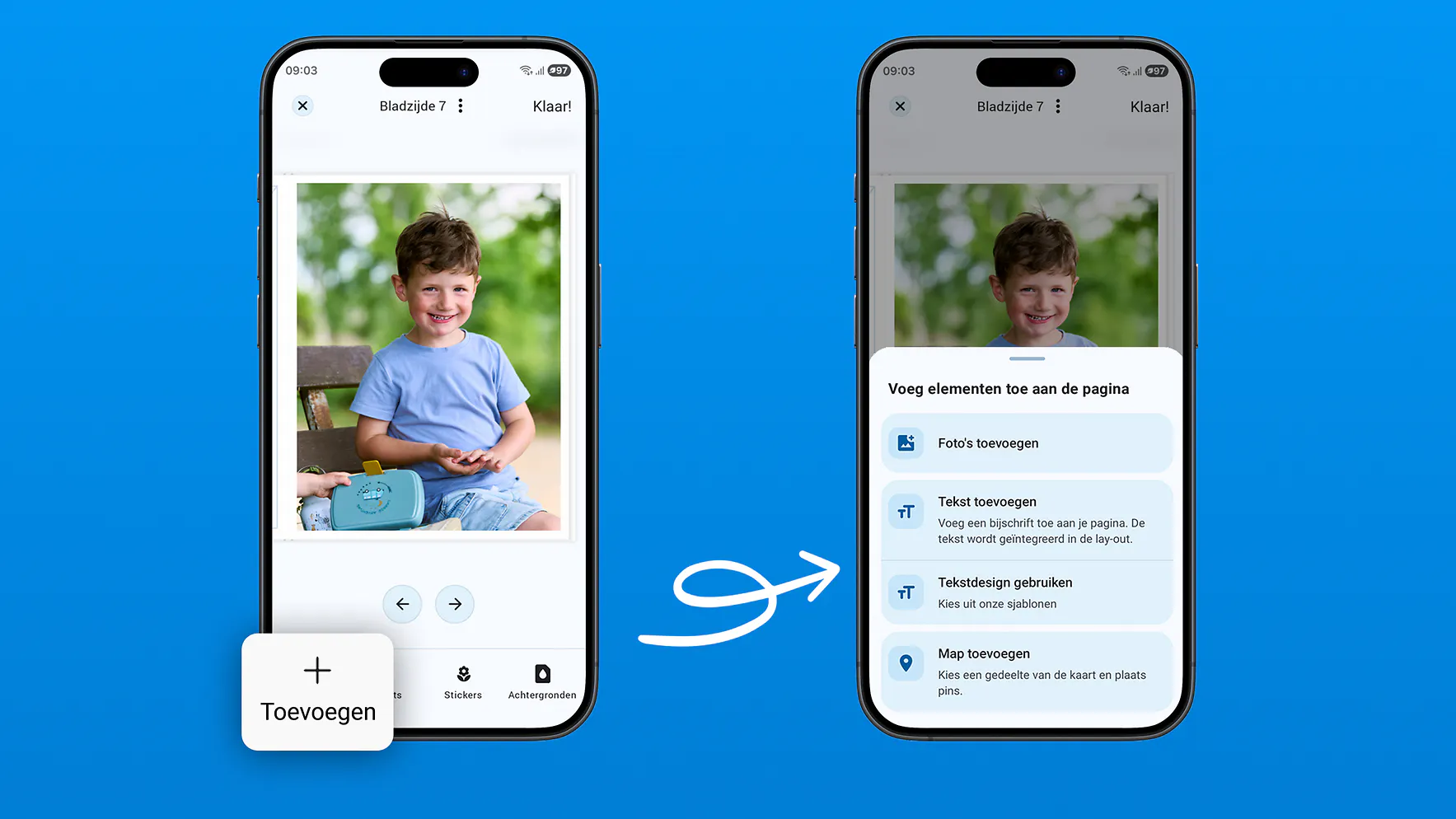 Fotoboek personaliseren in de Pixum App Fotoboek personaliseren in de Pixum App
