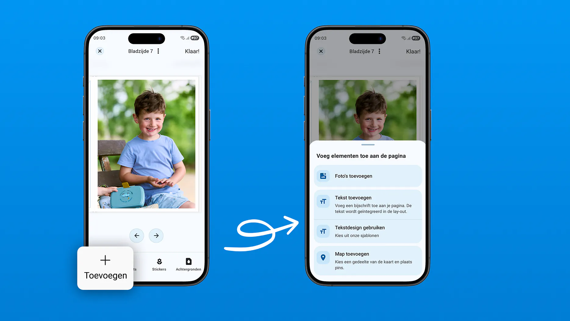 Fotoboek personaliseren in de Pixum App Fotoboek personaliseren in de Pixum App