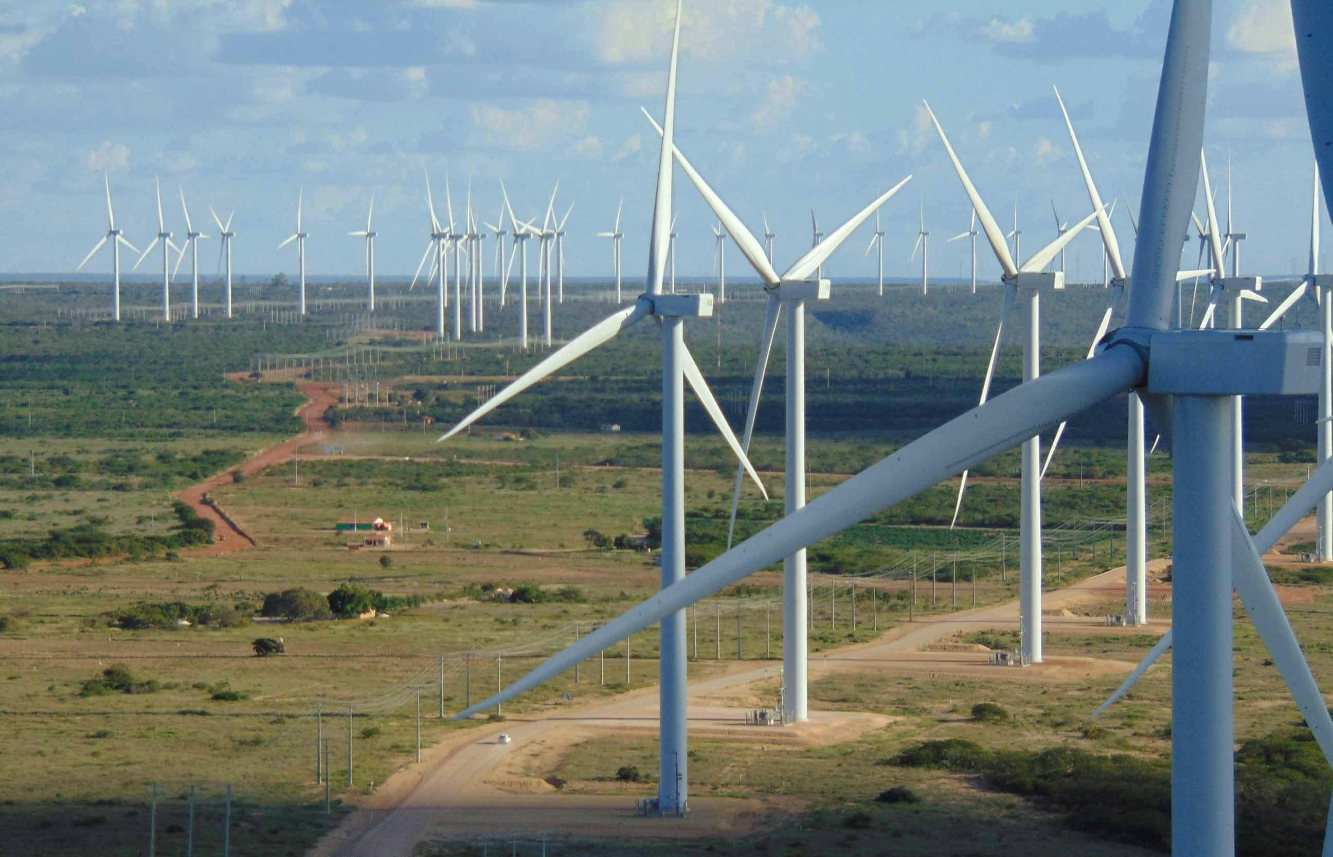 Wind farm project in northeastern Thailand