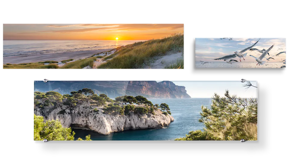 Impression photo panoramique dans plusieurs formats