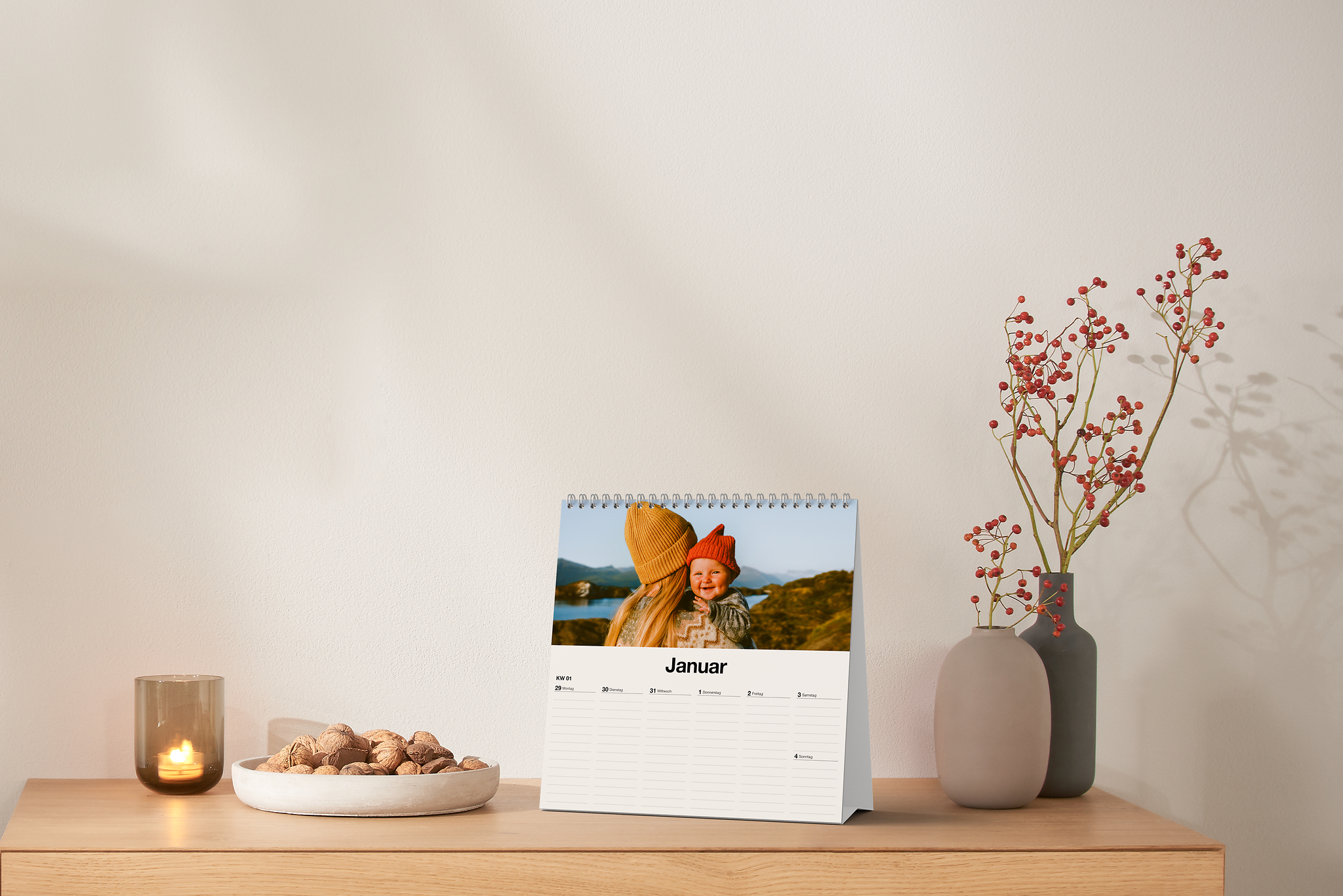 Tischkalender 21x21 cm