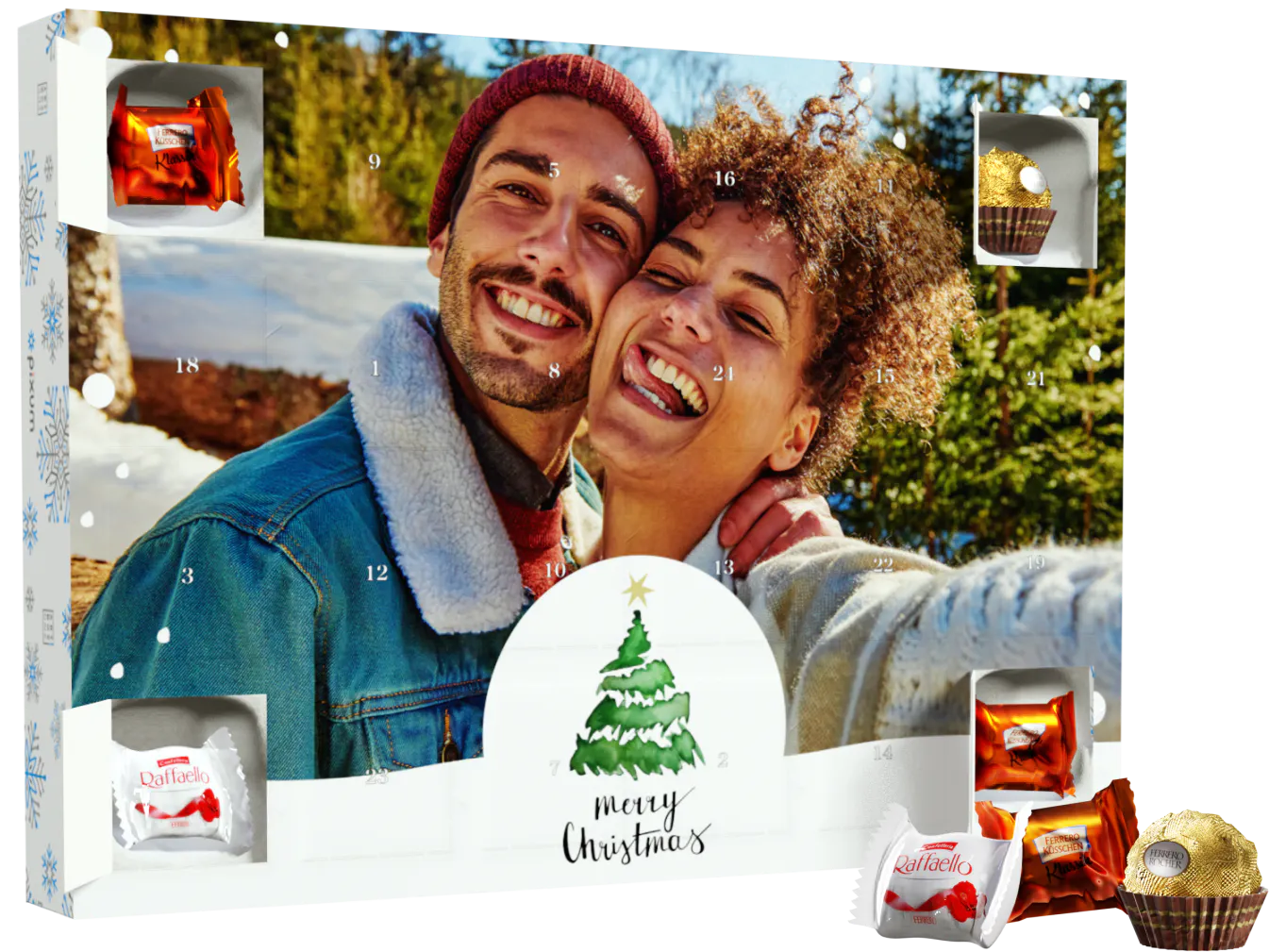 Calendrier de l'Avent personnalisé Ferrero | Pixum