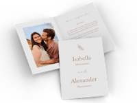 Klappkarte als Einladung zur Hochzeit gestalten