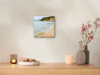 Stampa su tela 20x20 cm con immagine del mare