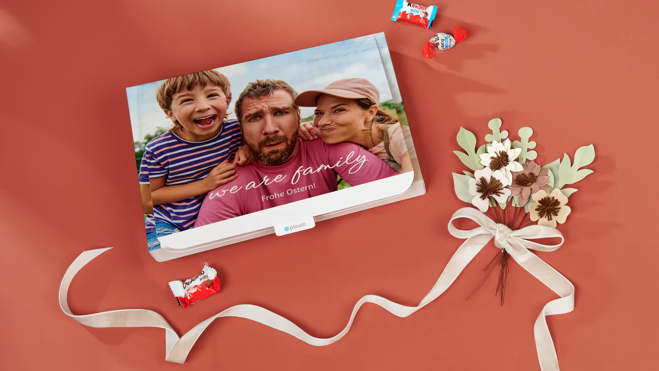 Scatola personalizzata a tema famiglia Scatola personalizzata a tema famiglia