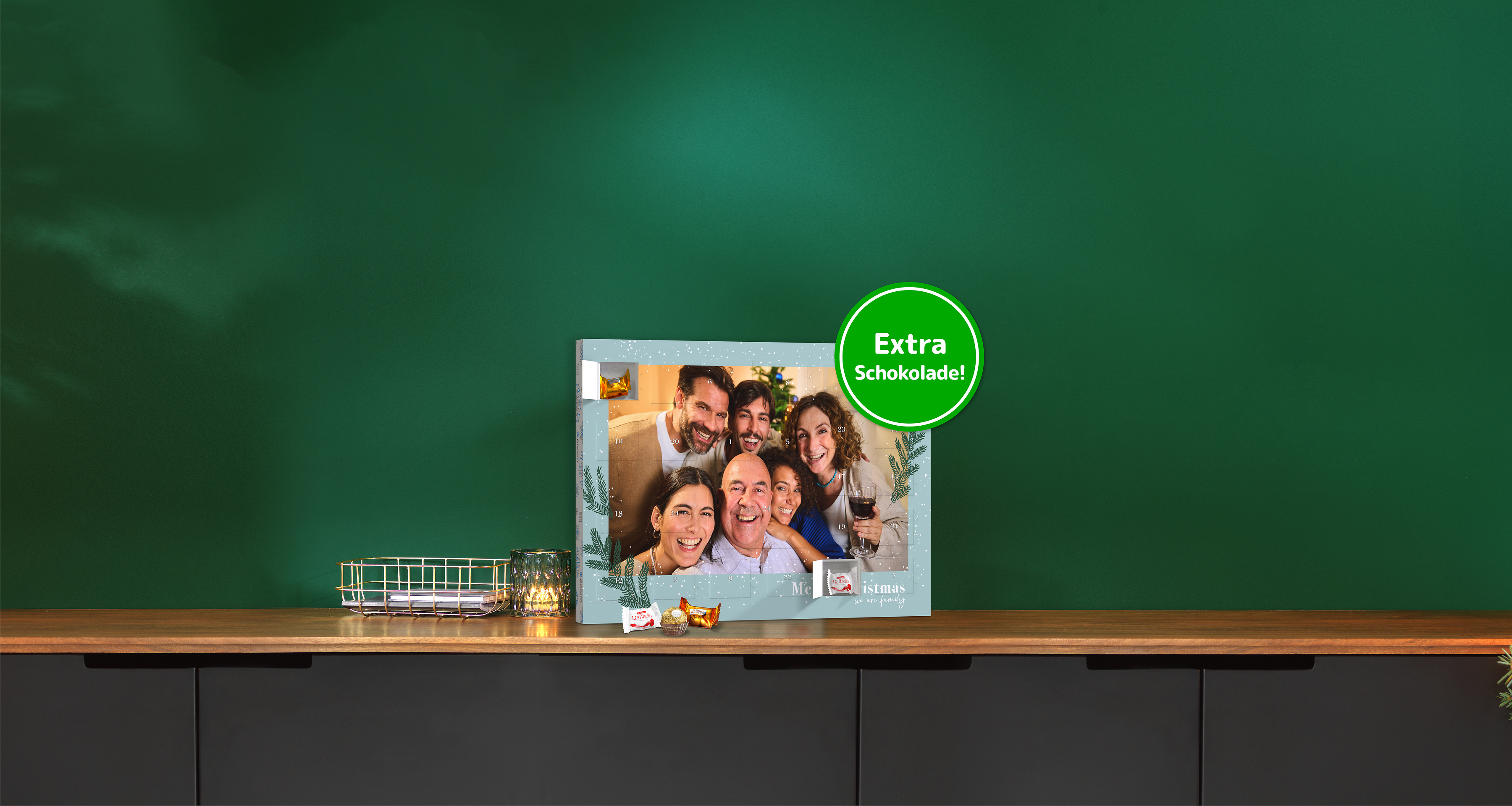 Pixum Foto-Adventskalender mit Pralinen von Ferrero