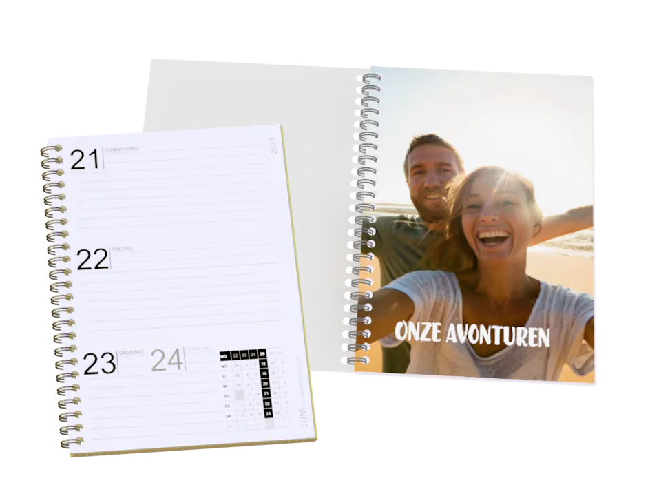 Agenda met foto's maken Agenda met foto's maken