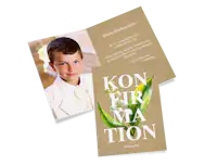 Danksagungskarte zur Konfirmation mit persönlichem Foto