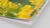 Fotokalender mit gelben Blumenmuster auf Fotopapier edelmatt