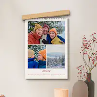 Fotokalender A4 mit Holzleiste Fotokalender A4 mit Holzleiste