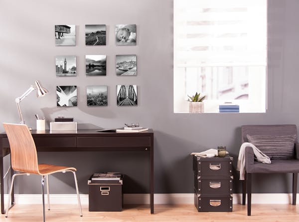 Pixum fototavlor med svartvita bilder