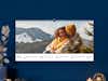Pixum väggkalender XXL med panorama format med en vinterbild