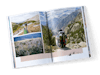 Álbum Digital Pixum en formato vertical con fotos en la montaña