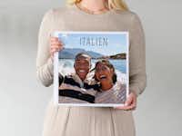 Pixum Fotobuch XL quadratisch erstellen Pixum Fotobuch XL im quadratischen Format mit Pärchenfoto in Italien