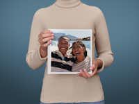 Álbum Digital Pixum grande cuadrado Álbum Digital Pixum grande cuadrado con la foto de una pareja en Italia