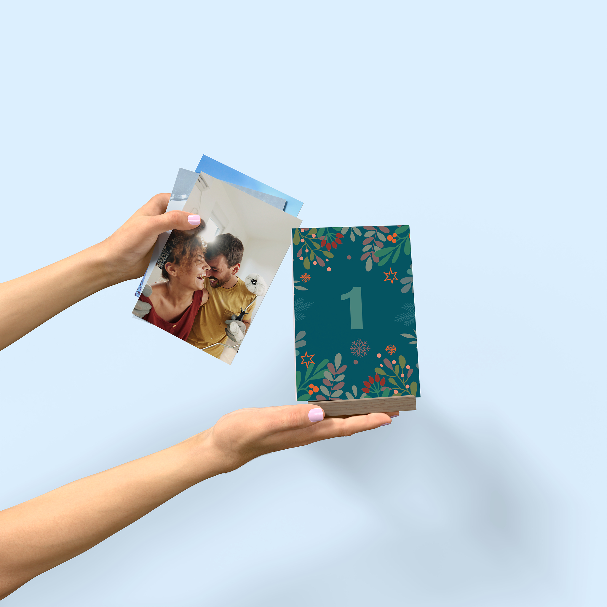 Adventskalender mit persönlichen Fotos gestalten