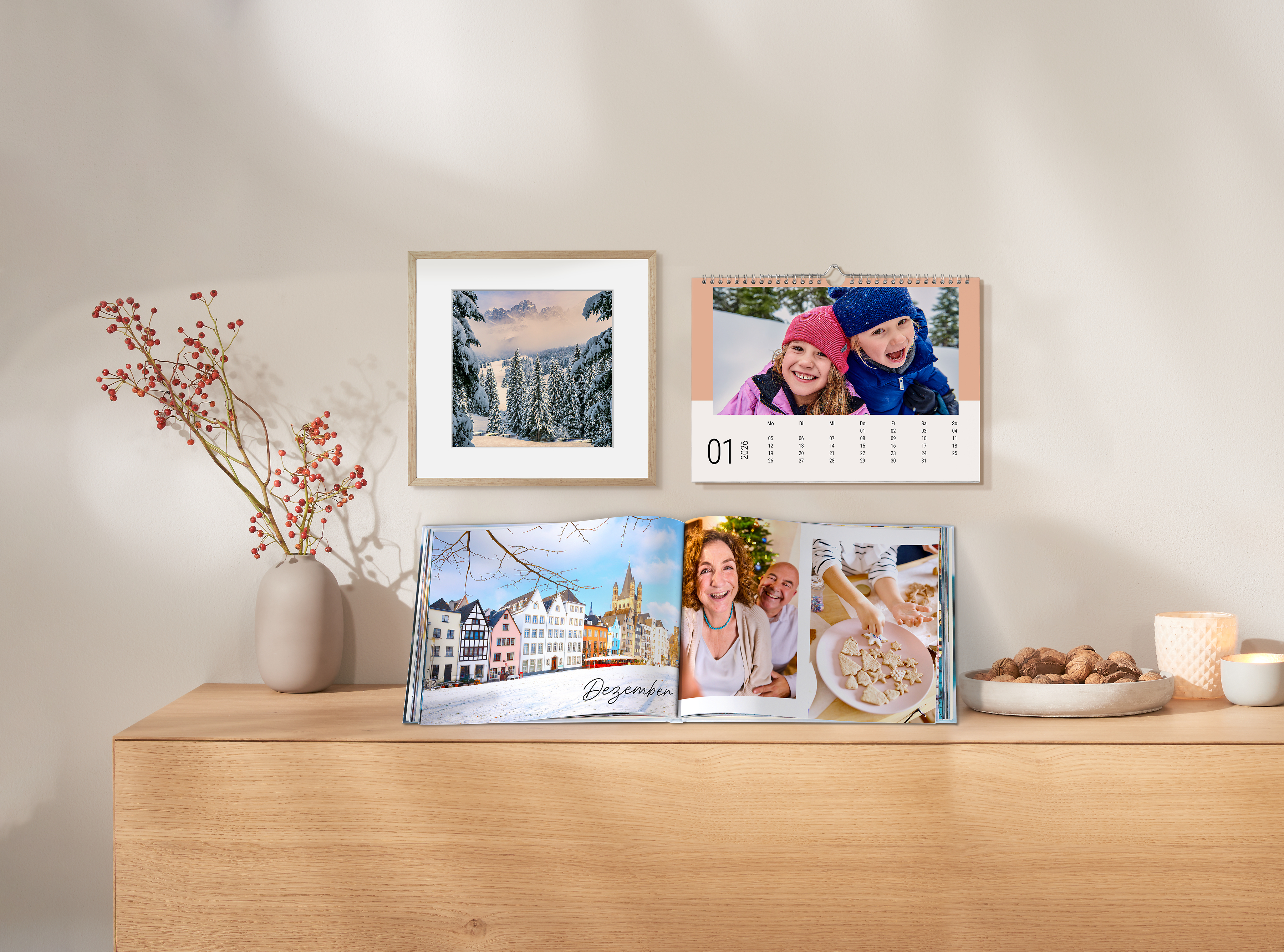 Wandkalender, Pixum Fotobuch und co zu Weihnachten verschenken
