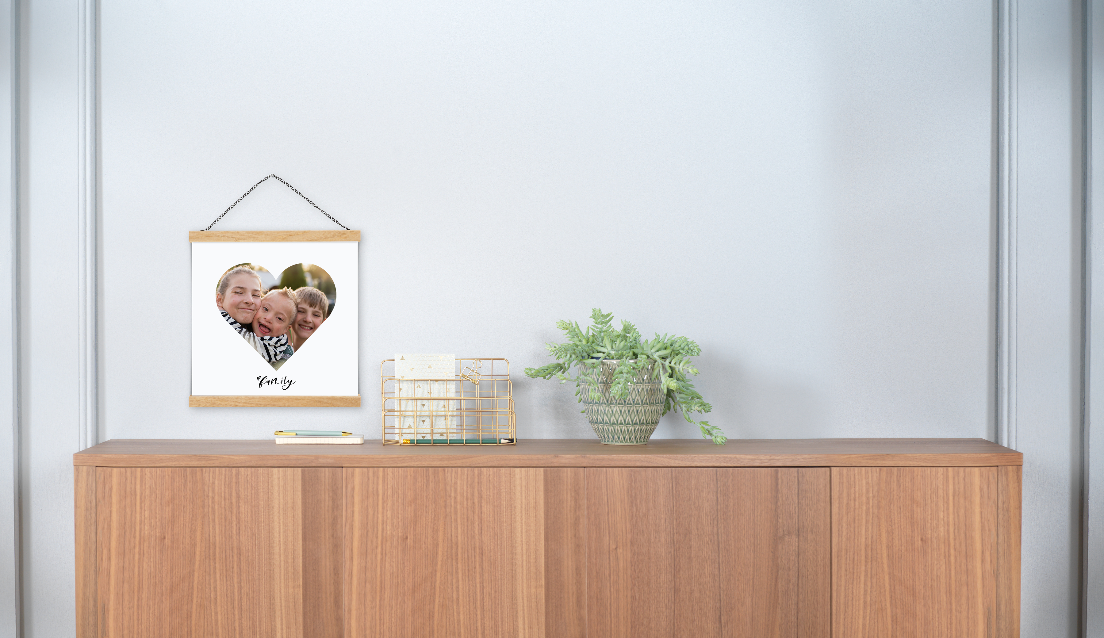 Pixum Fotoposter mit Familien-Design