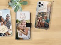 Handyhüllen mit Spruch gestalten Verschiedene Handyhüllen mit Text und sommerlichen Motiven