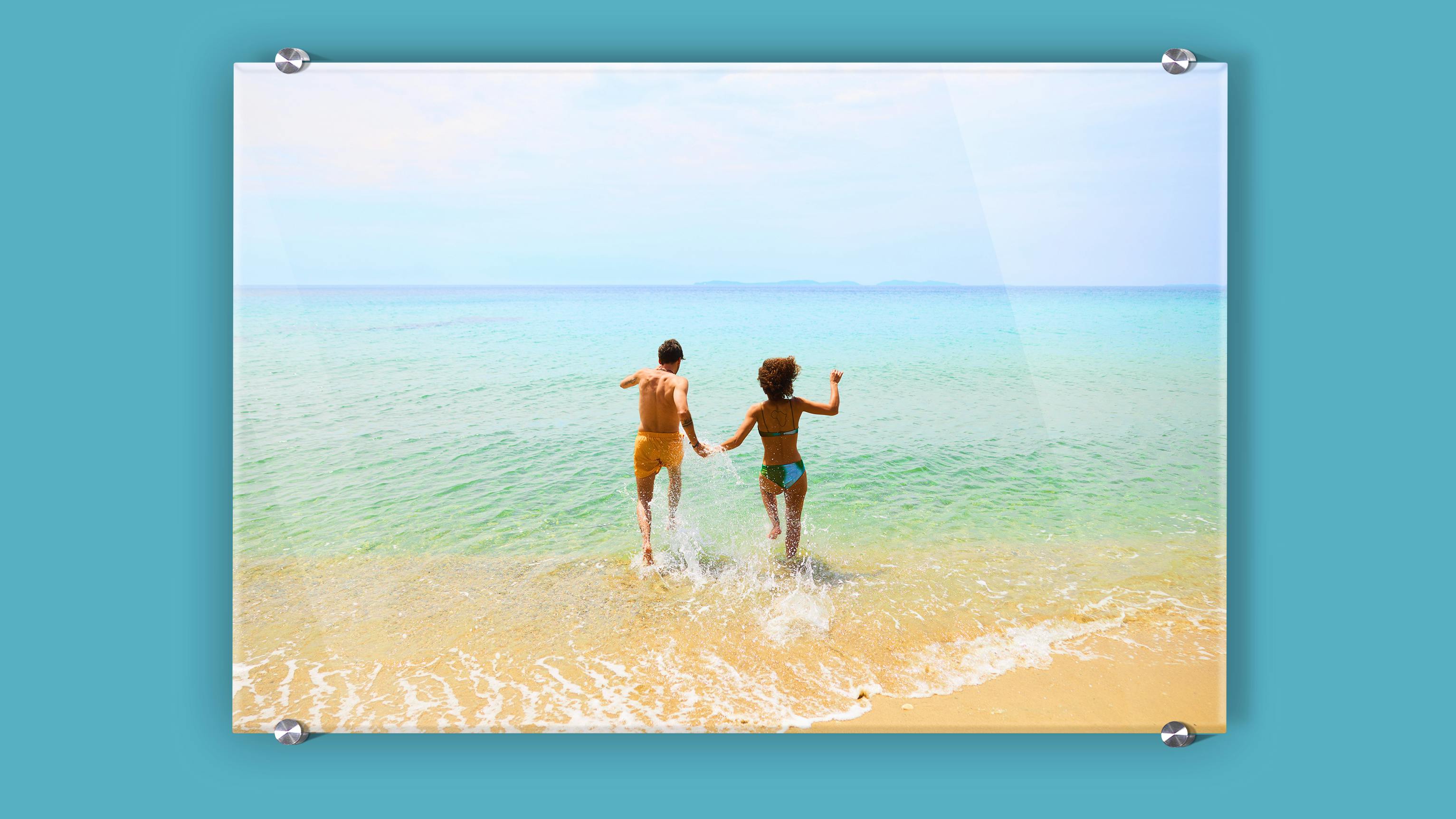Foto hinter Acrylglas Foto hinter Acrylglas mit einem wunderschönen Strandfoto