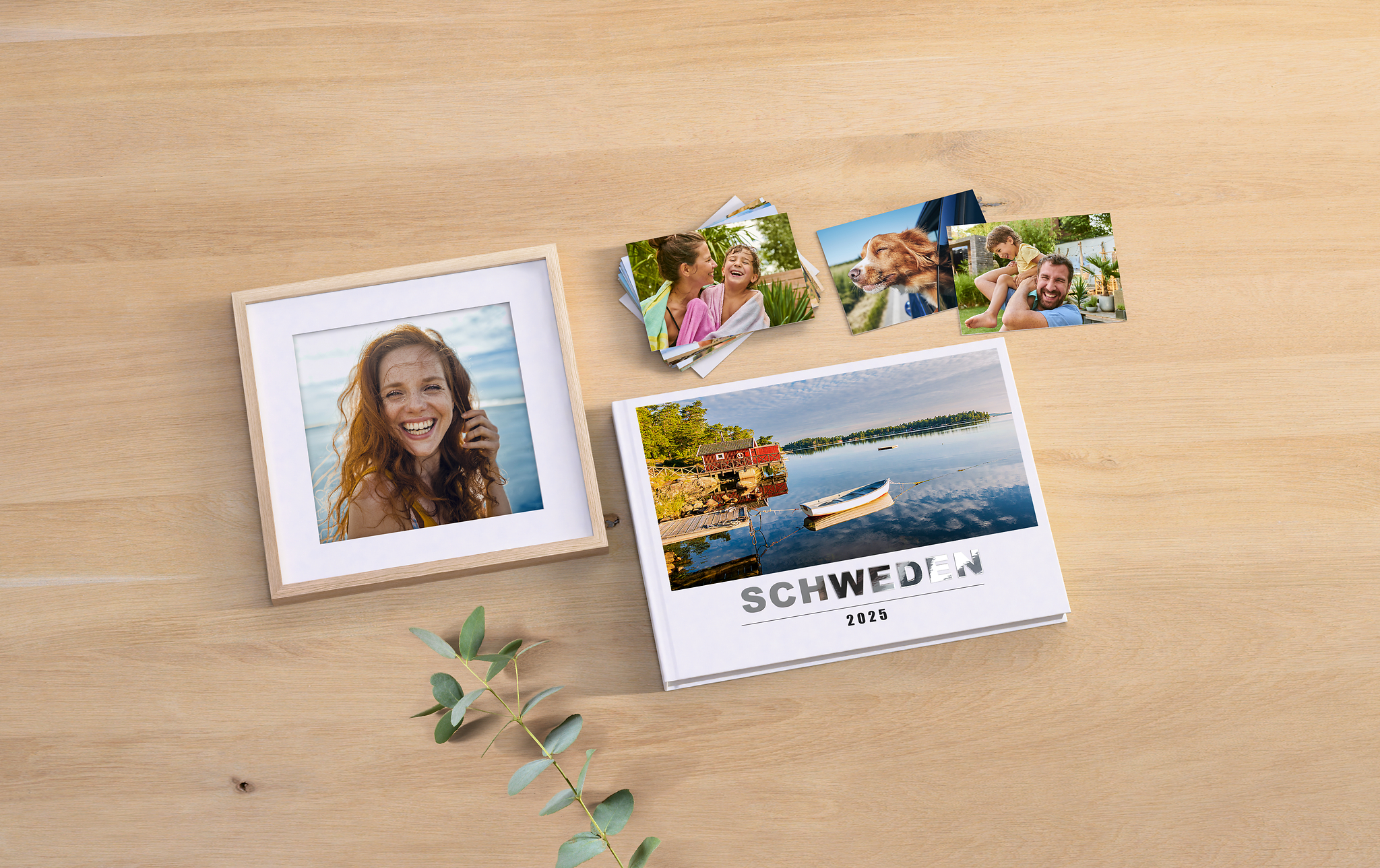 Bild im Rahmen, Pixum Fotobuch mit geschlossenem Cover und Fotoabzüge mit Sommermotiven