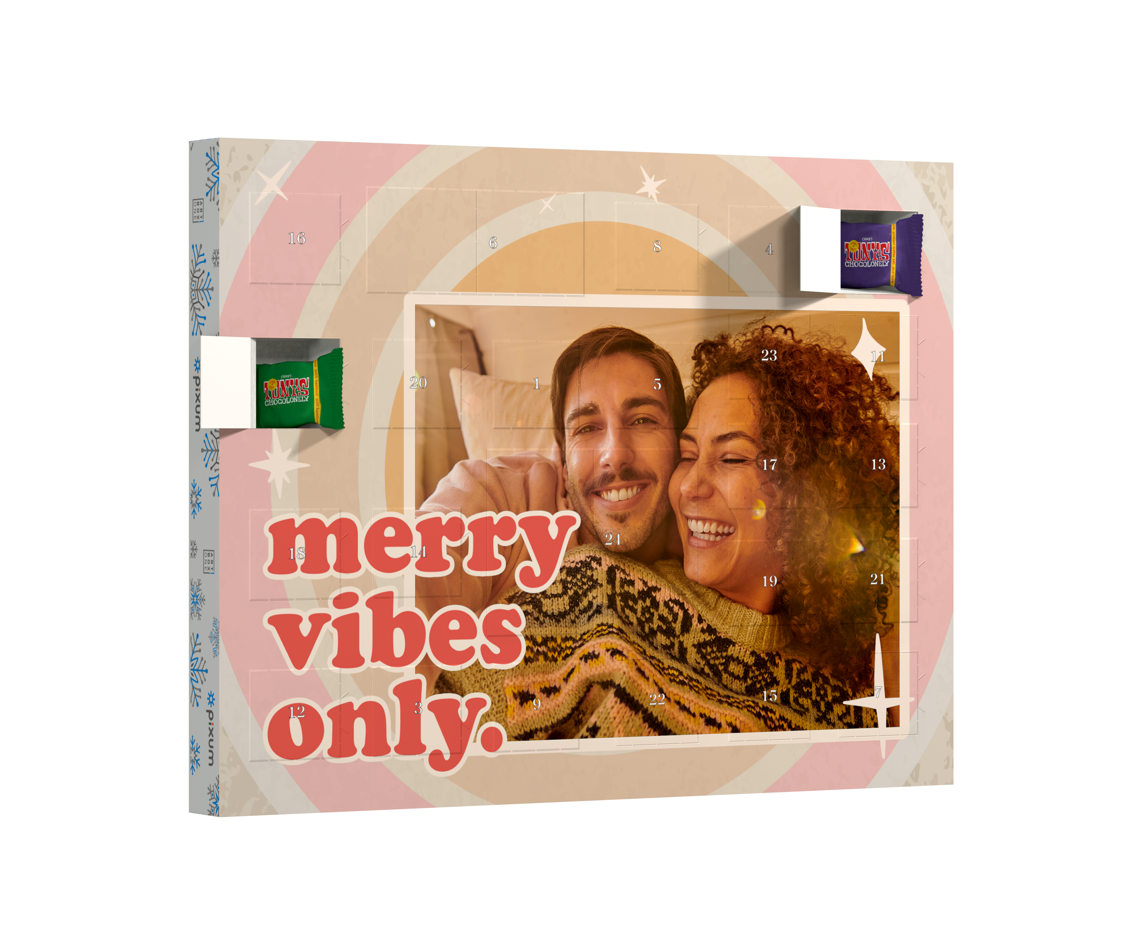 Pixum photo advent calendar with 70s design