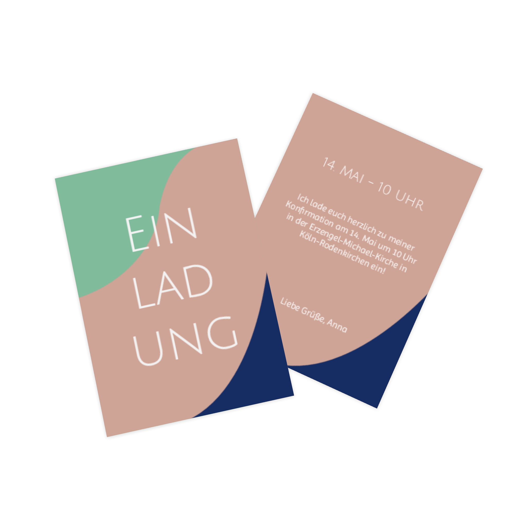 Fotokarte als Weihnachtskarte mit Familienfoto