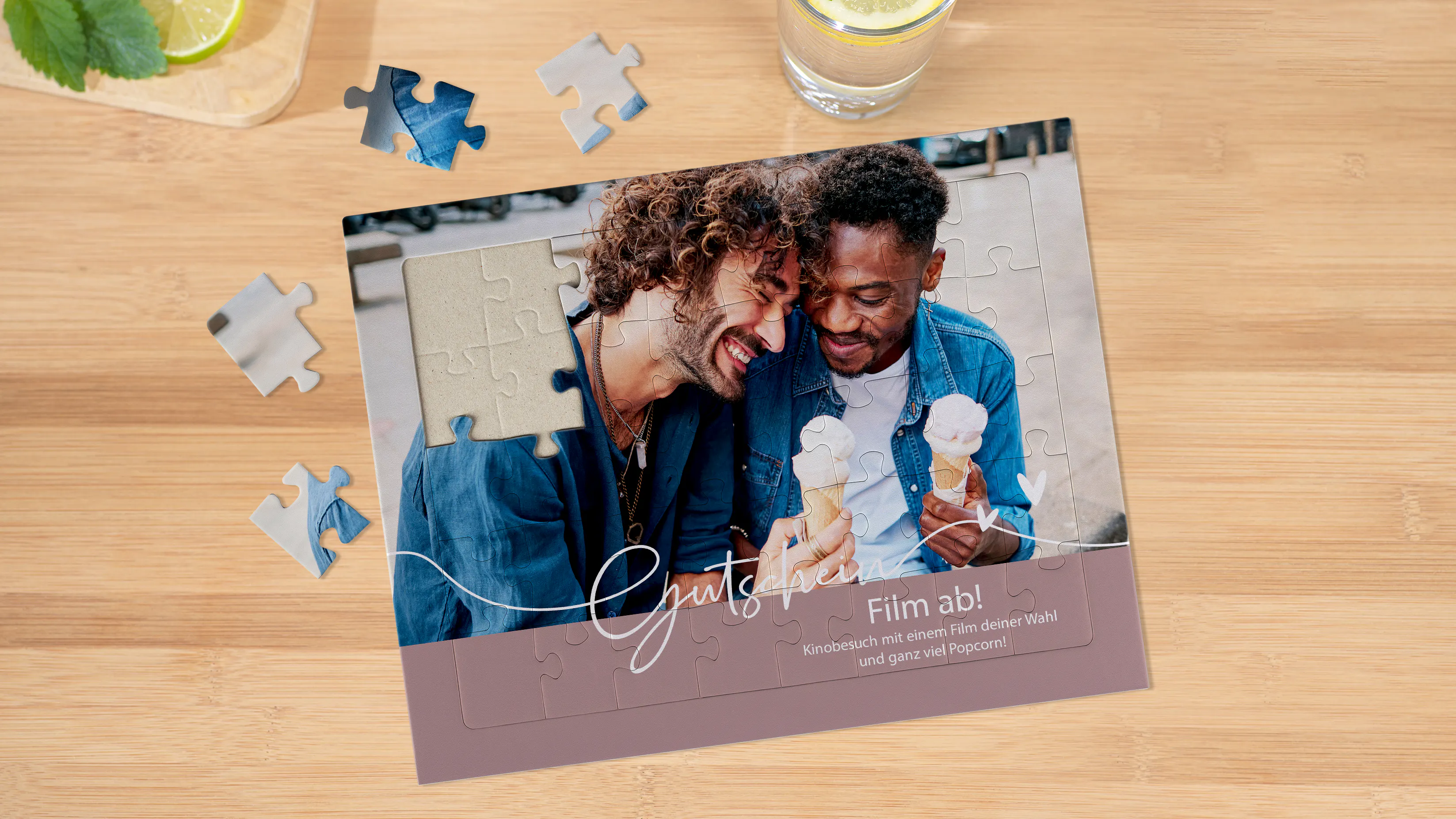 Gutscheinpuzzle für den Partner Gutscheinpuzzle für den Partner