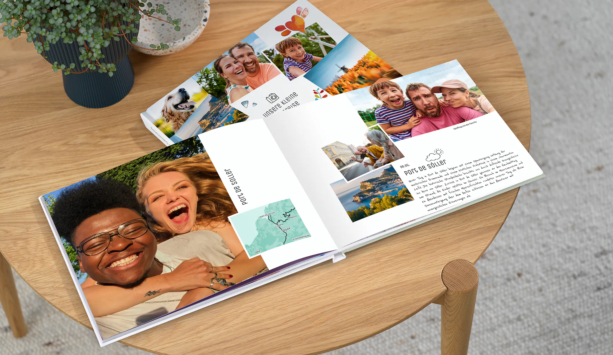 Pixum Fotobuch mit Text erstellen