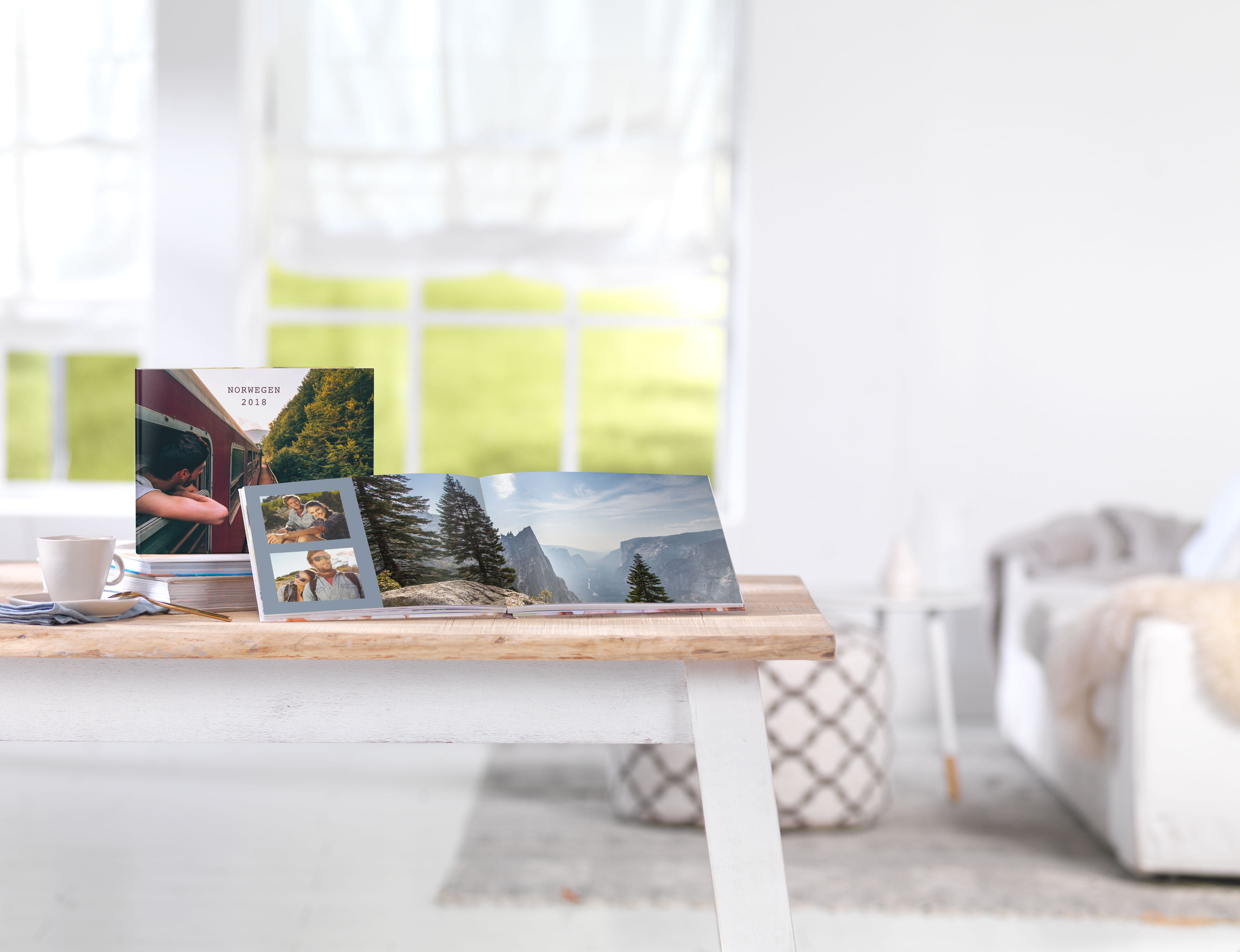 Livre photo de voyage paysage avec des photos de nature