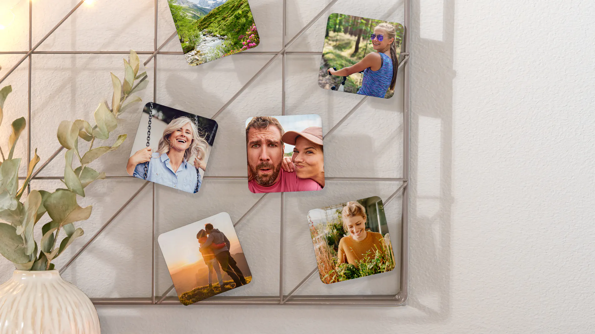 Photo magnets square
