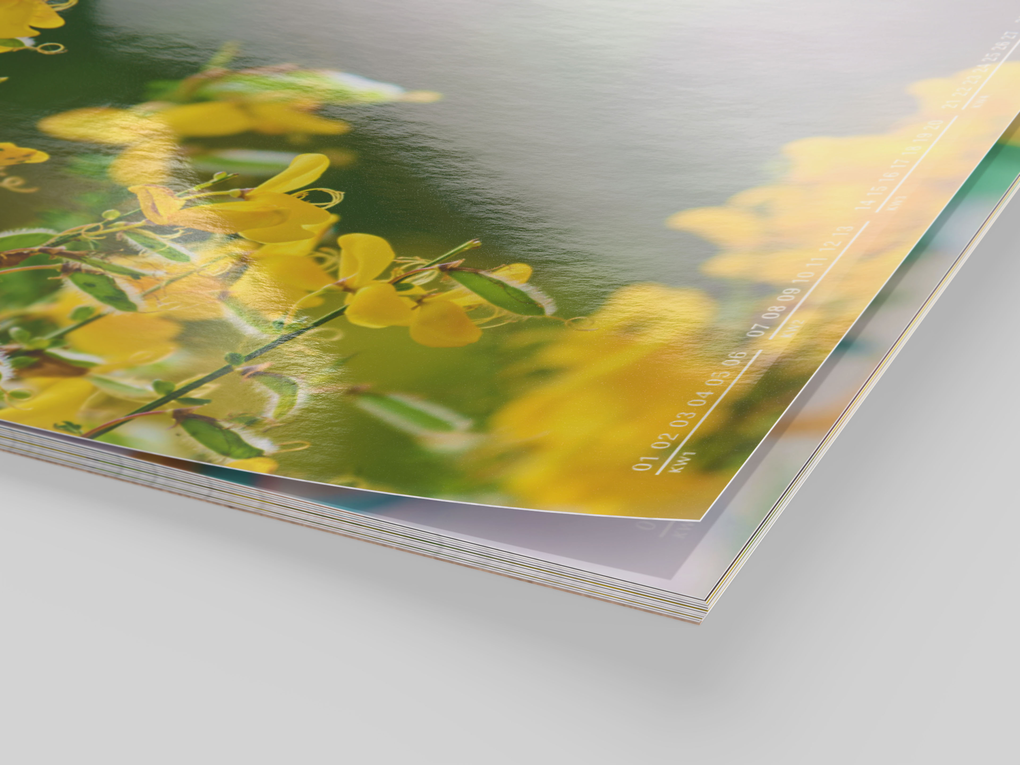 Fotokalender maken op fotopapier hoogglans