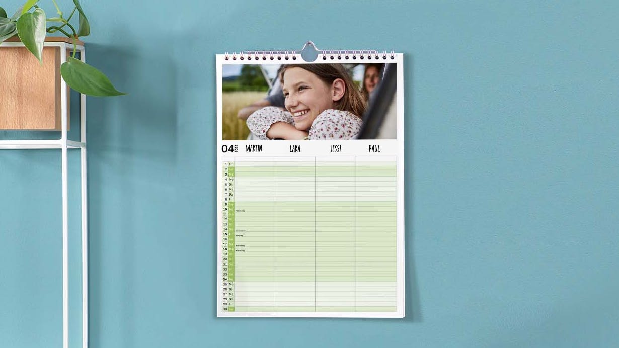 Fotokalender Familienplaner Ferien Ambiente Fotokalender als Familienplaner mit Ferien im Ambiente