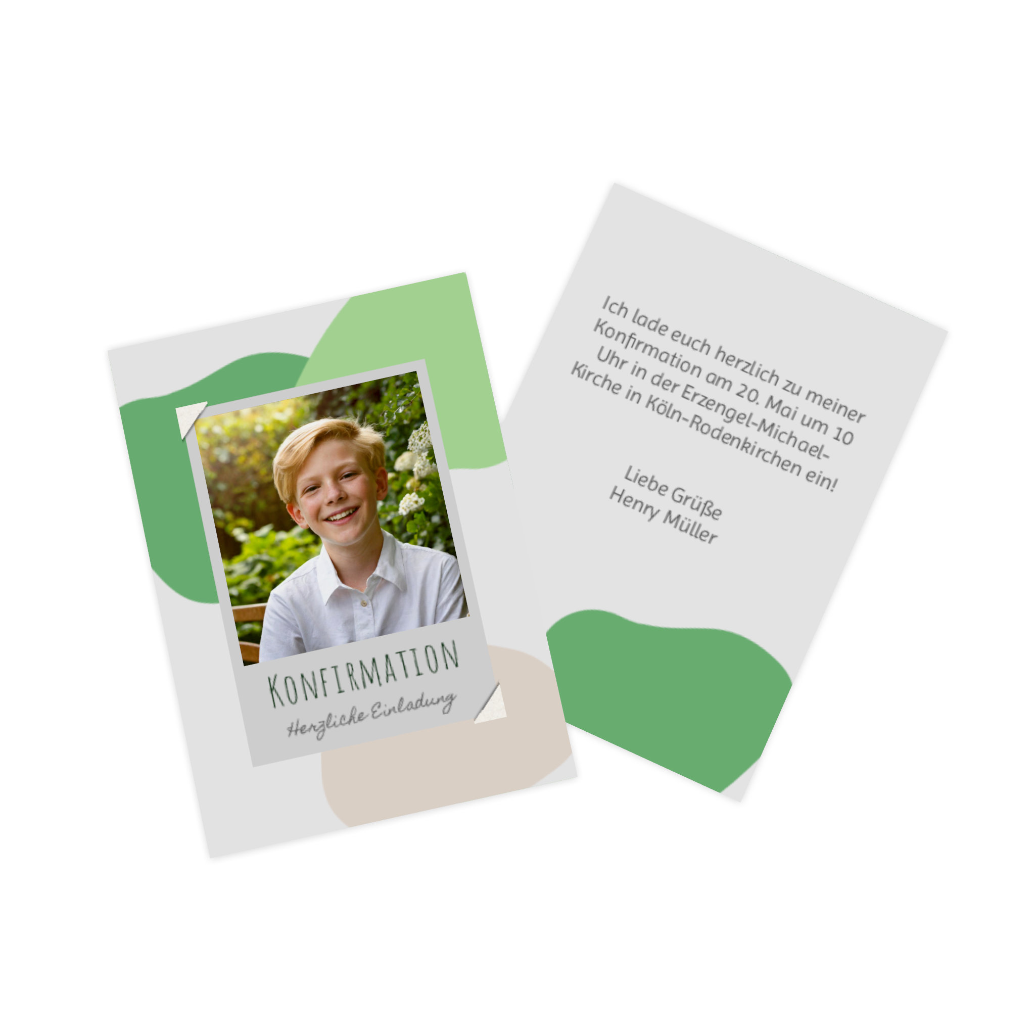 Fotokarte als Weihnachtskarte mit Familienfoto