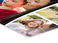 Fotocollage als Poster Fotocollage als Poster mit sommerlichen Motiven einer Mutter mit ihrer Tochter