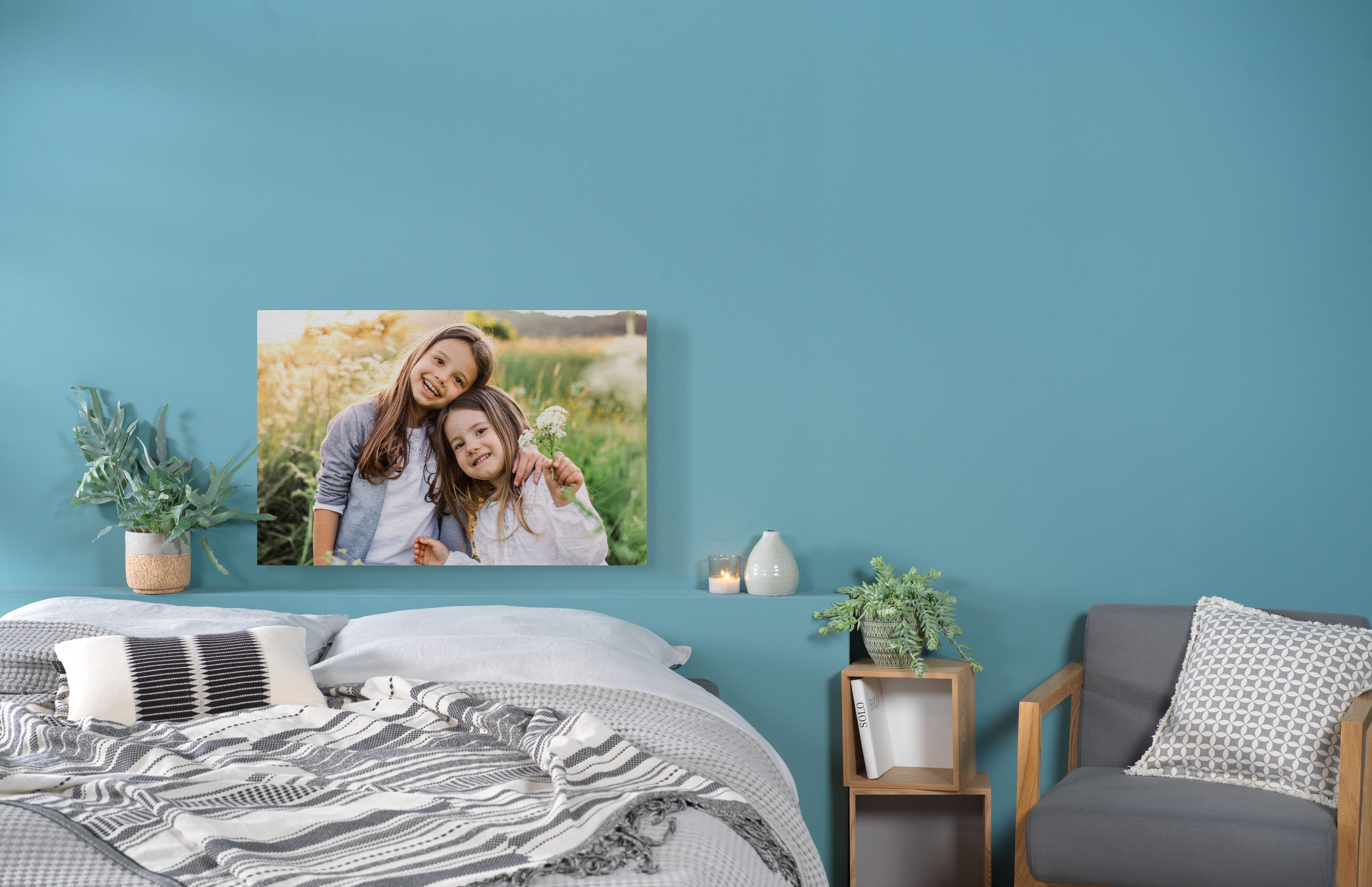 Foto op hout 70×50 cm