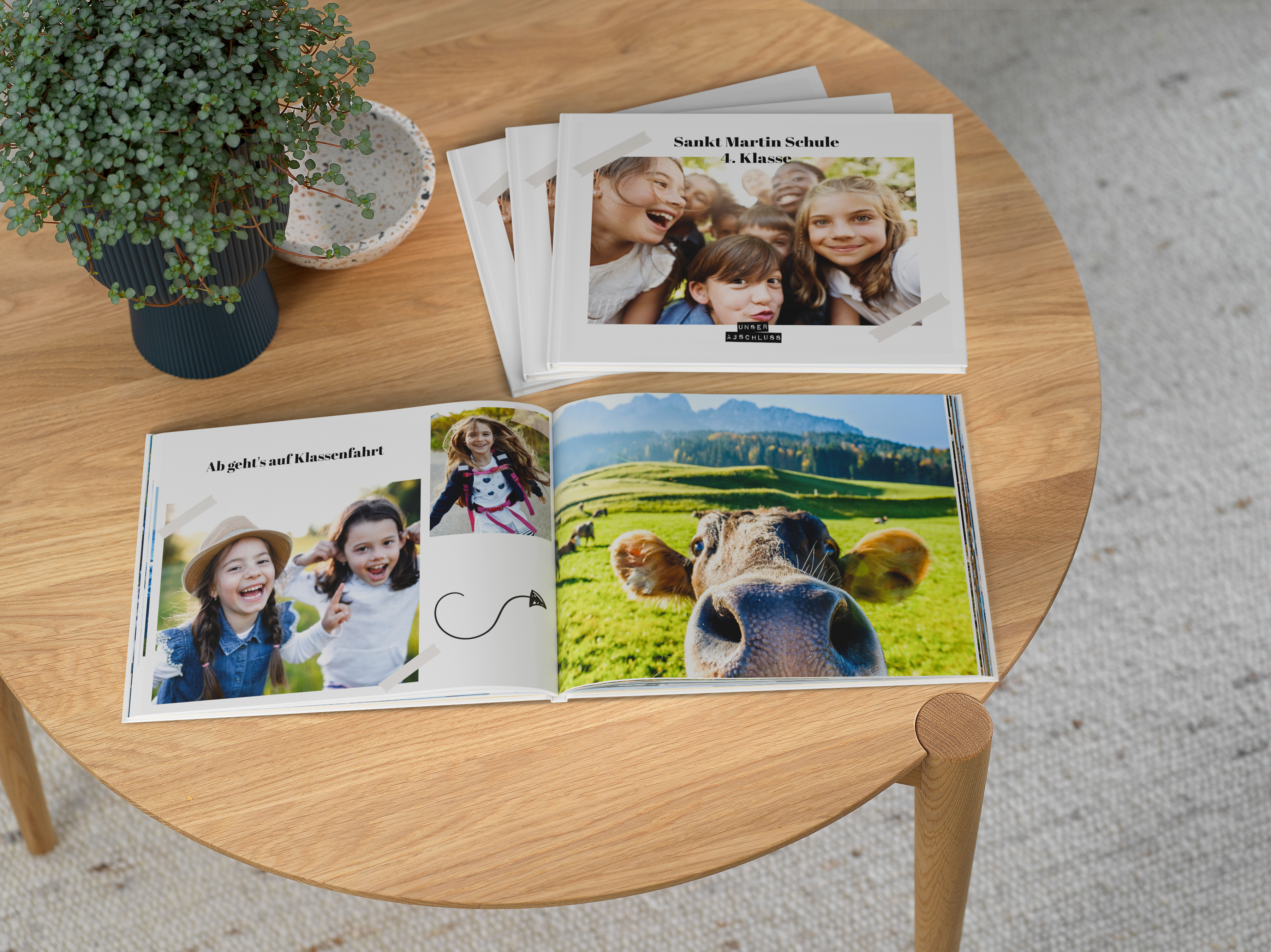 Fotobücher vom Abschlussjahr gestalten