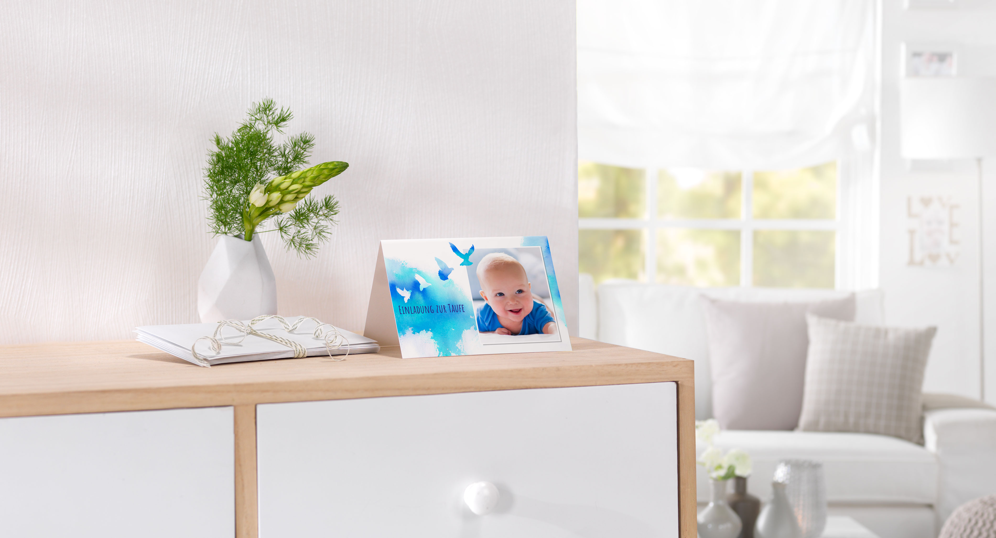Einladungen zur Taufe gestalten