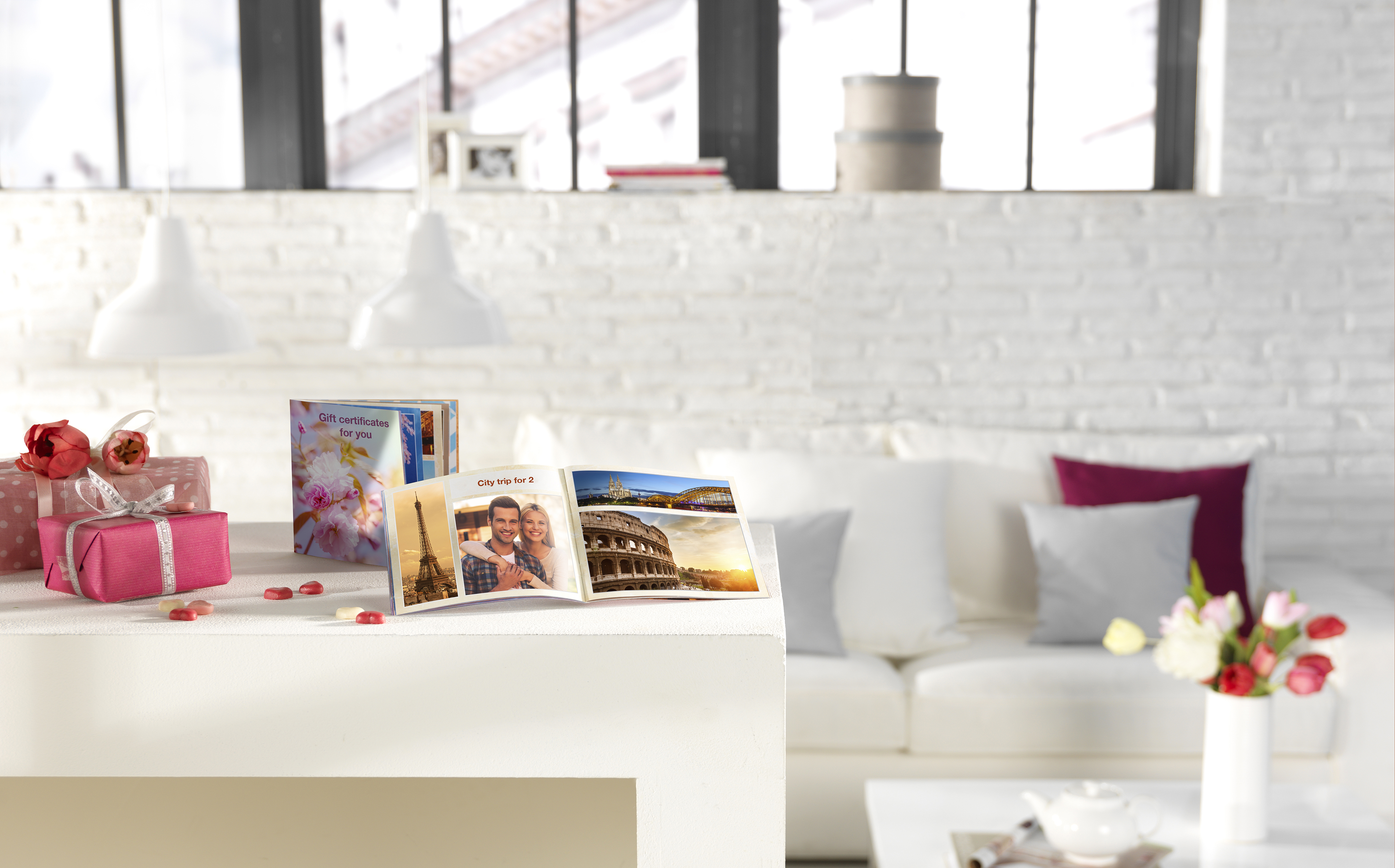 A custom voucher booklet. Made by you